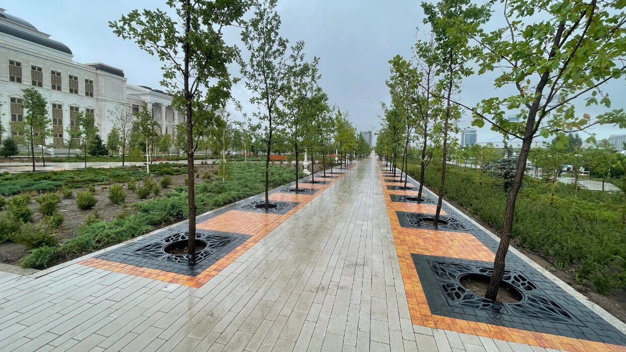 Приствольная решетка для дерева ZKING CRUST 1.2х1.2м Черная в Ереване фото