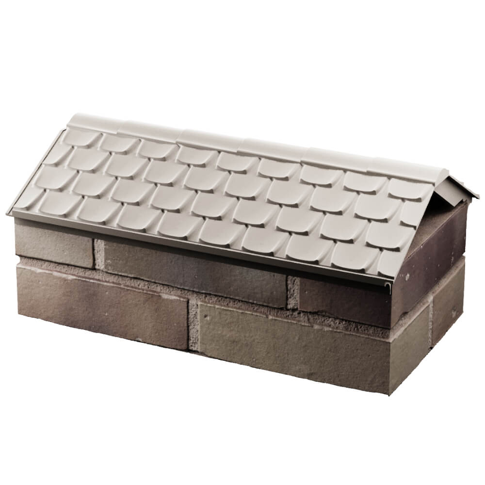 Парапет Zking Эльбрус Бежевый с посадкой на 1 кирпич (255мм) в Ереване фото