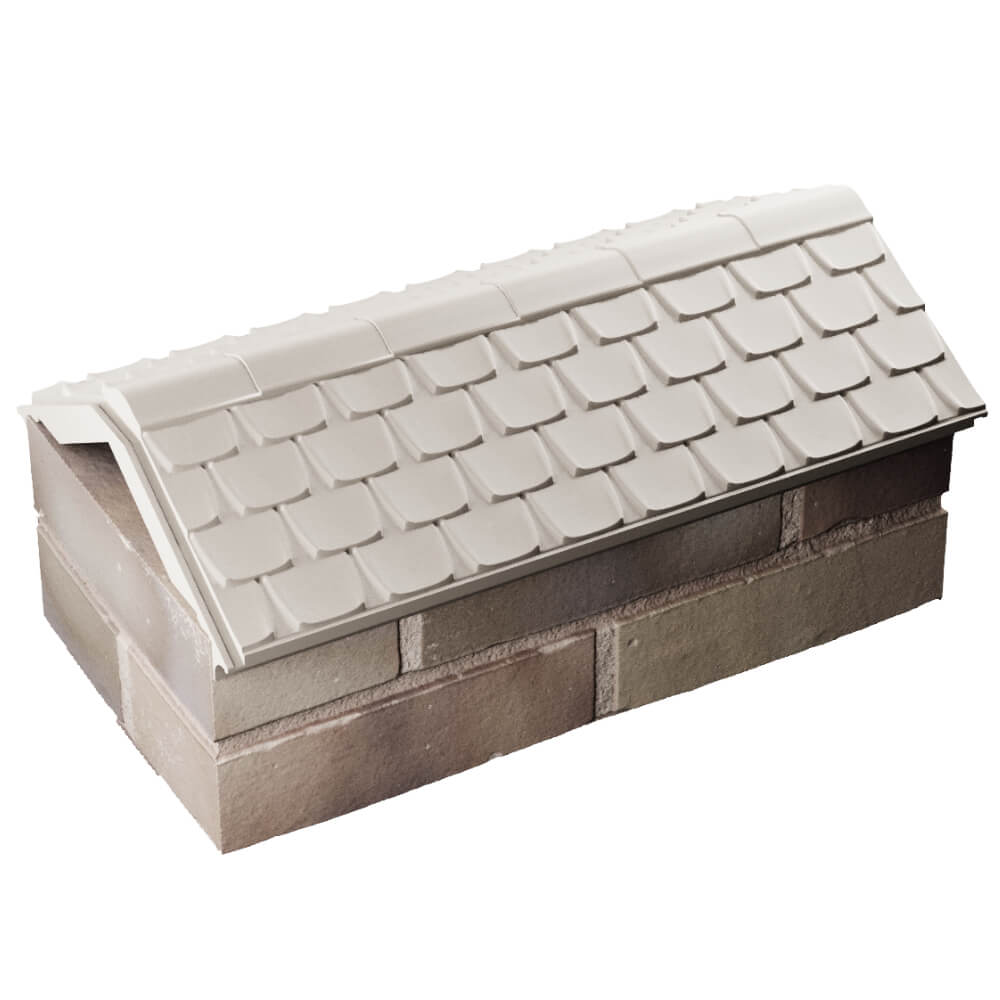 Парапет Zking Эльбрус Бежевый с посадкой на 1 кирпич (255мм) в Ереване фото