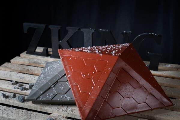 Колпак Zking Эверест Красный на столб 1.5х1.5 кирпича (390х390мм) в Ереване фото