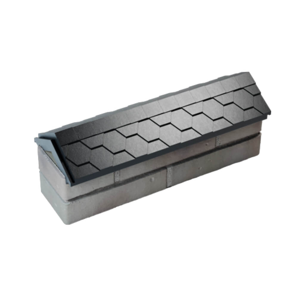 Парапет Zking Эверест Черный с посадкой на 0.5 кирпича (130мм) в Ереване фото