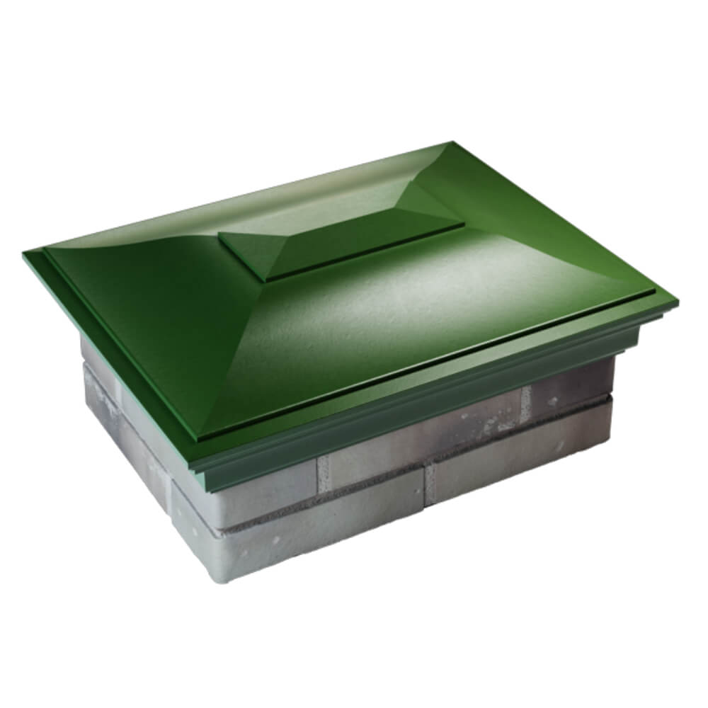 Колпак Zking Монблан Зеленый на столб 2х1.5 кирпича (515х385мм) Ереван фото