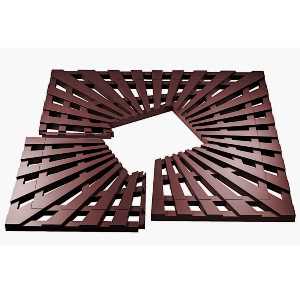 Приствольная решетка для дерева ZKING ATMOSPHERE 1.2х1.2м Коричневая в Ереване фото