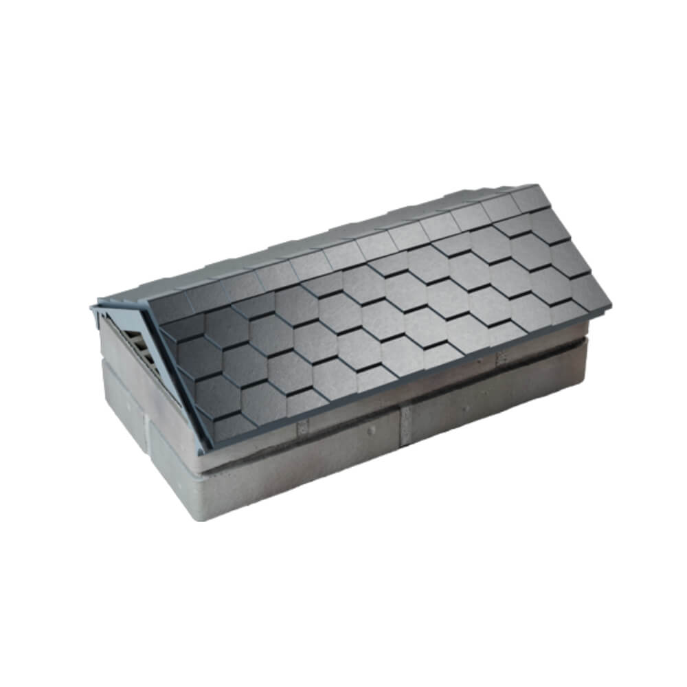 Парапет Zking Эверест Серый с посадкой на 1 кирпич (200/225/255мм) в Ереване фото