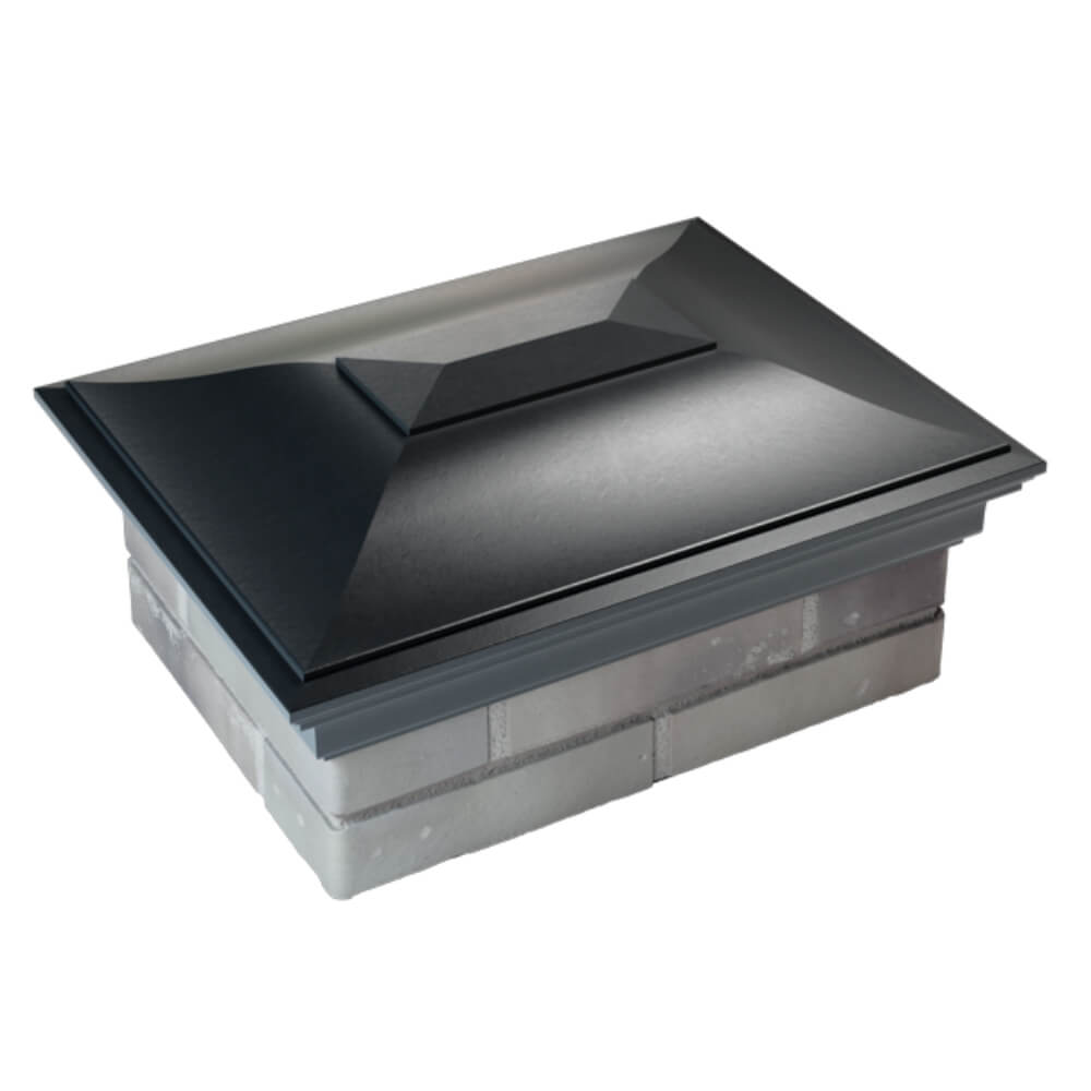 Колпак Zking Монблан Черный на столб 2х1.5 кирпича (515х385мм) Ереван фото