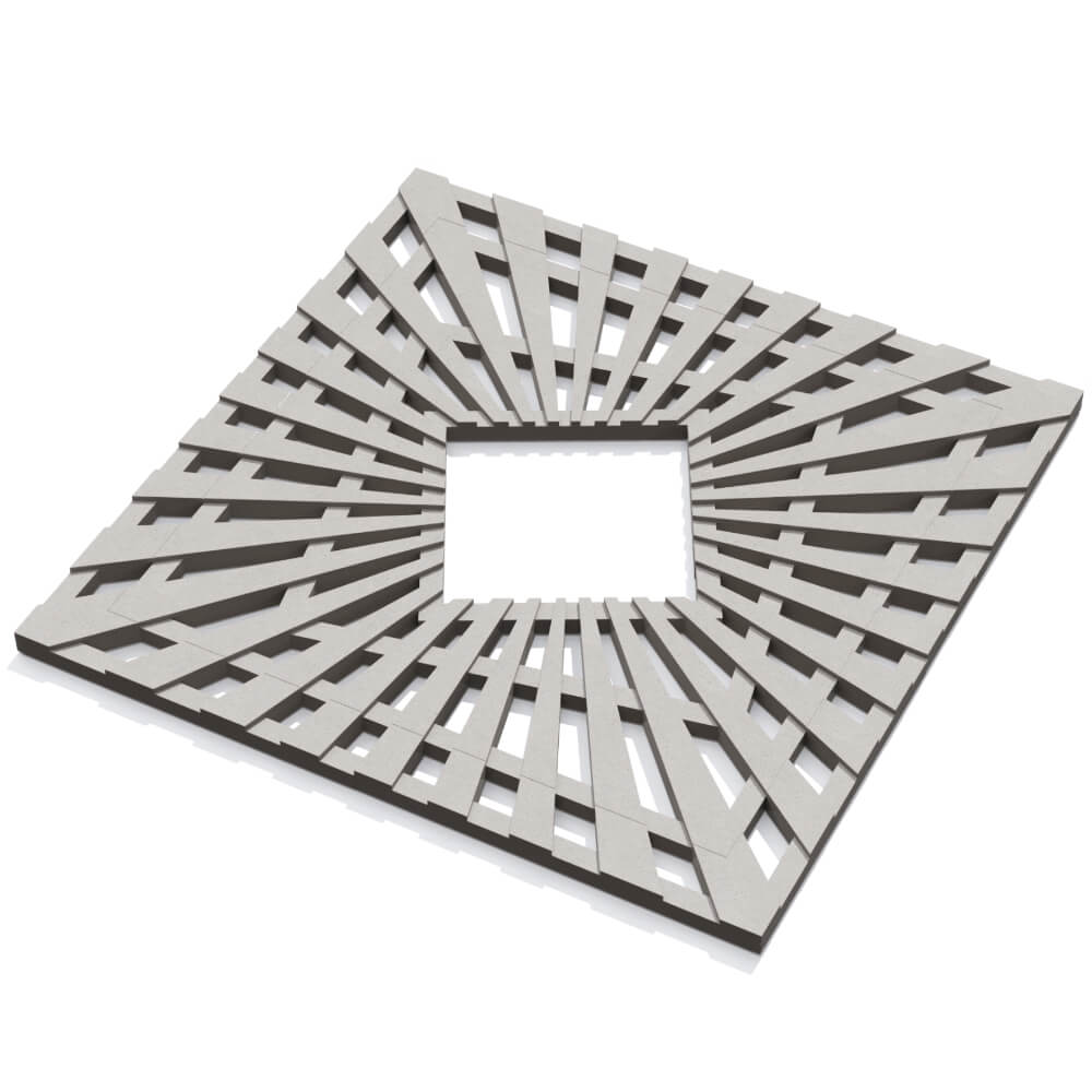 Приствольная решетка для дерева ZKING ATMOSPHERE 1.2х1.2м Бежевая в Ереване фото