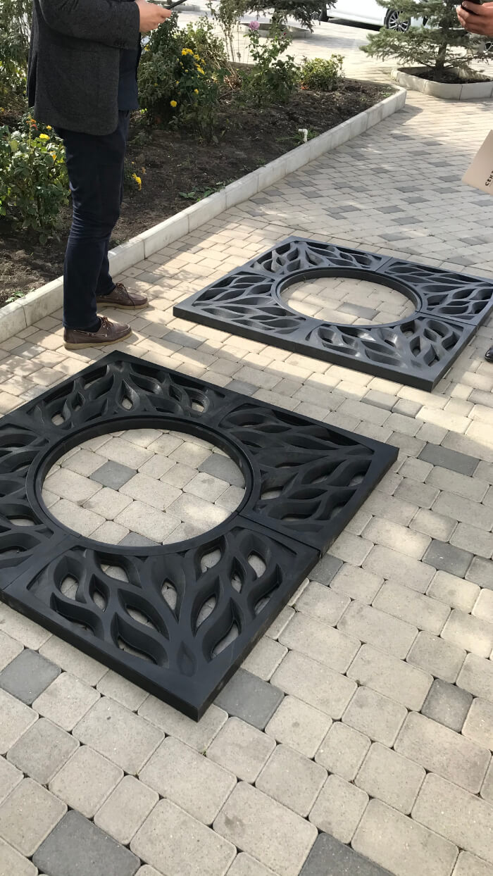 Приствольная решетка для дерева ZKING CRUST 1.2х1.2м Черная в Ереване фото