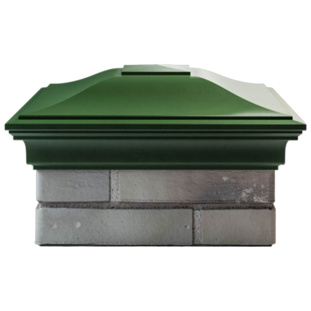 Колпак Zking Монблан Зеленый на столб 1.5х1.5 кирпича (385х385мм) Ереван фото