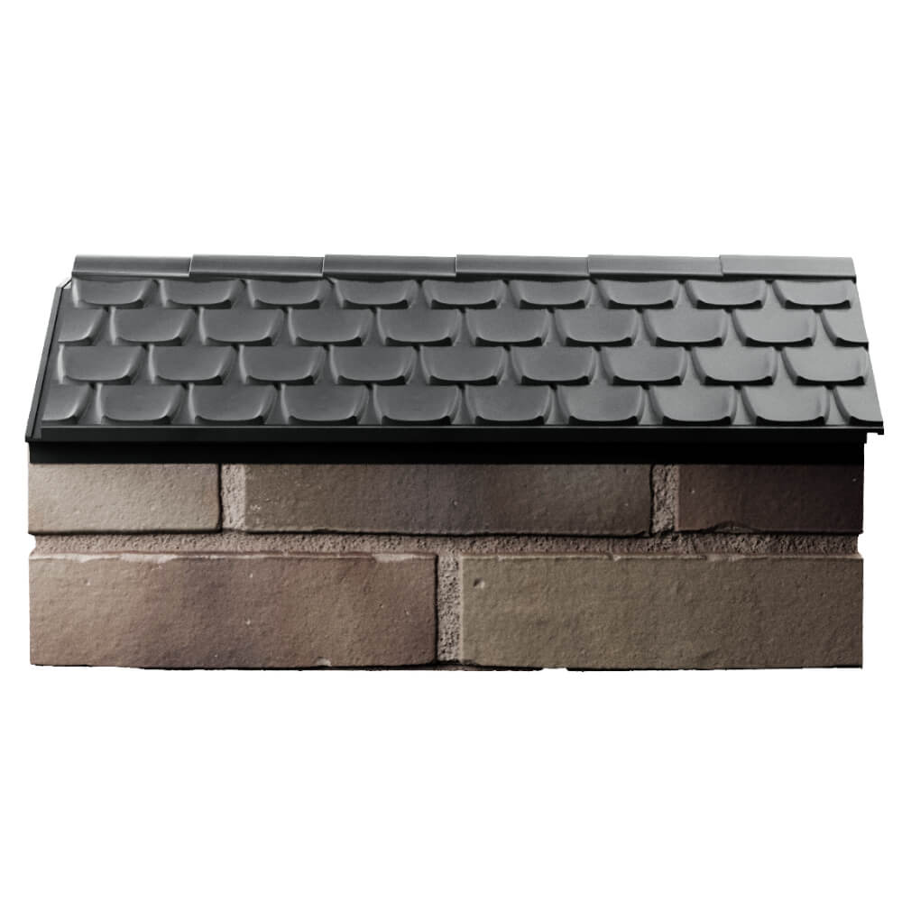 Парапет Zking Эльбрус Серый с посадкой на 1 кирпич (255мм) в Ереване фото