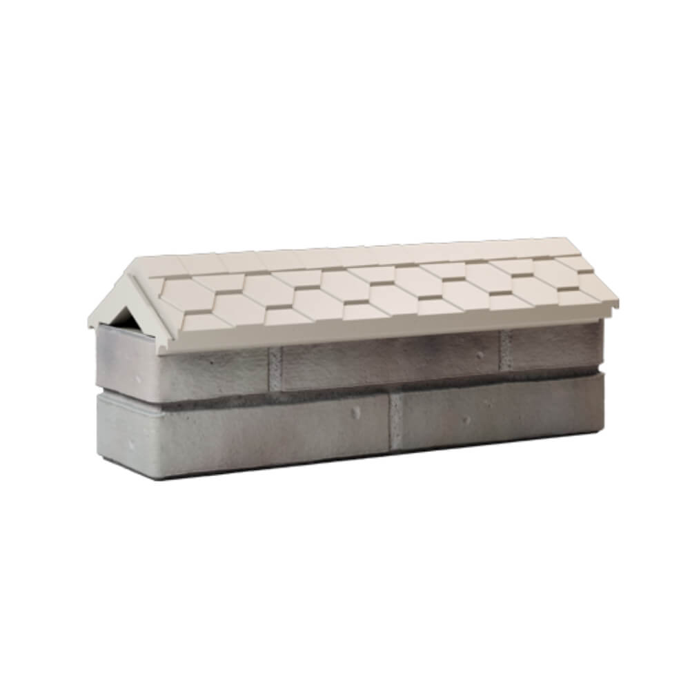 Парапет Zking Эверест Бежевый с посадкой на 0.5 кирпича (130мм) Ереван фото