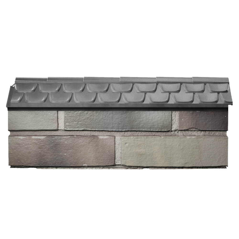 Парапет Zking Эльбрус Серый с посадкой на 0.5 кирпича (130мм) в Ереване фото