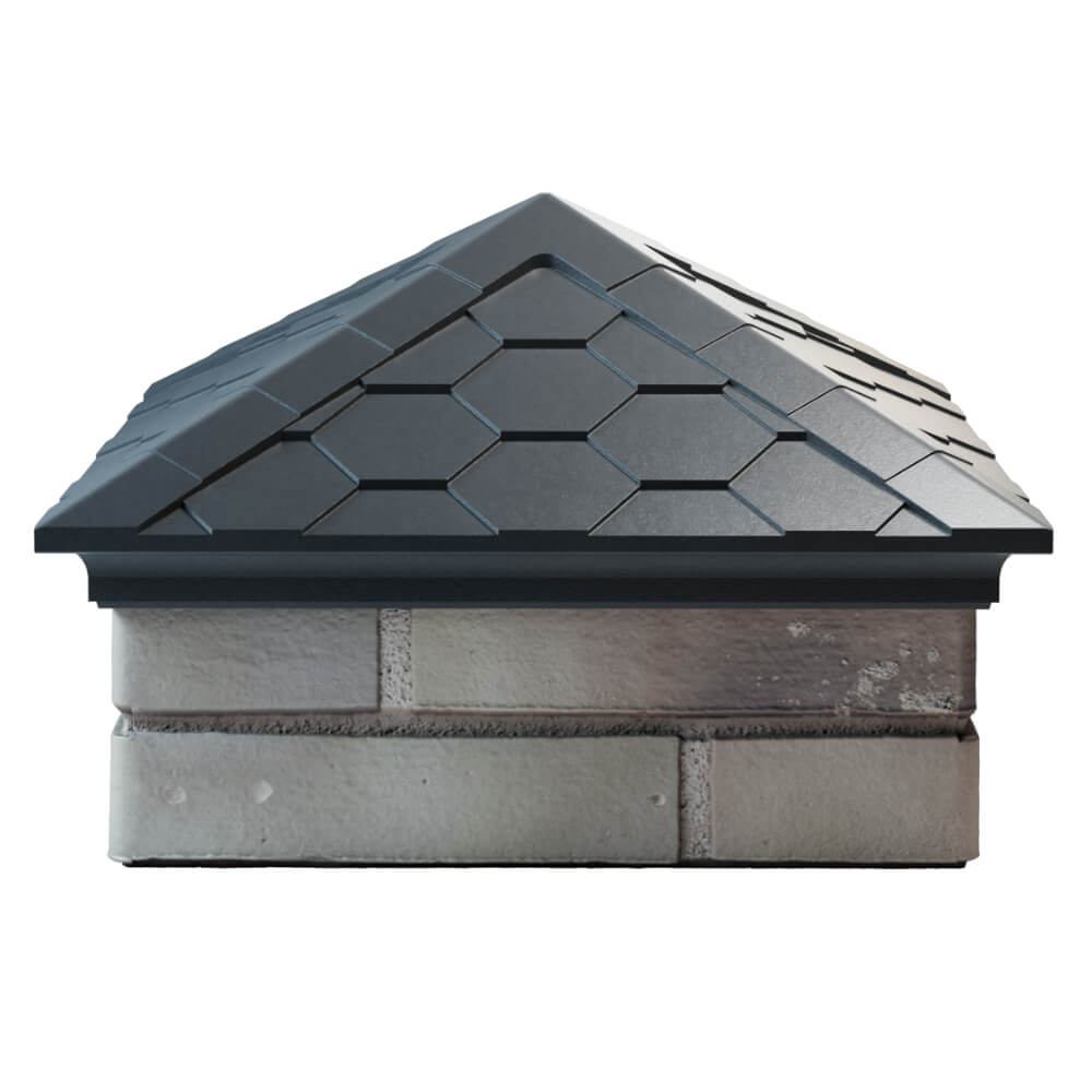 Колпак Zking Эверест Серый на столб 1.5х1.5 кирпича (390х390мм) Ереван фото