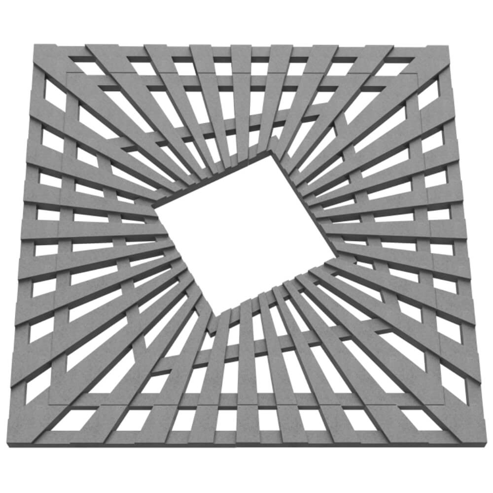 Приствольная решетка для дерева ZKING ATMOSPHERE 1.2х1.2м Серая в Ереване фото