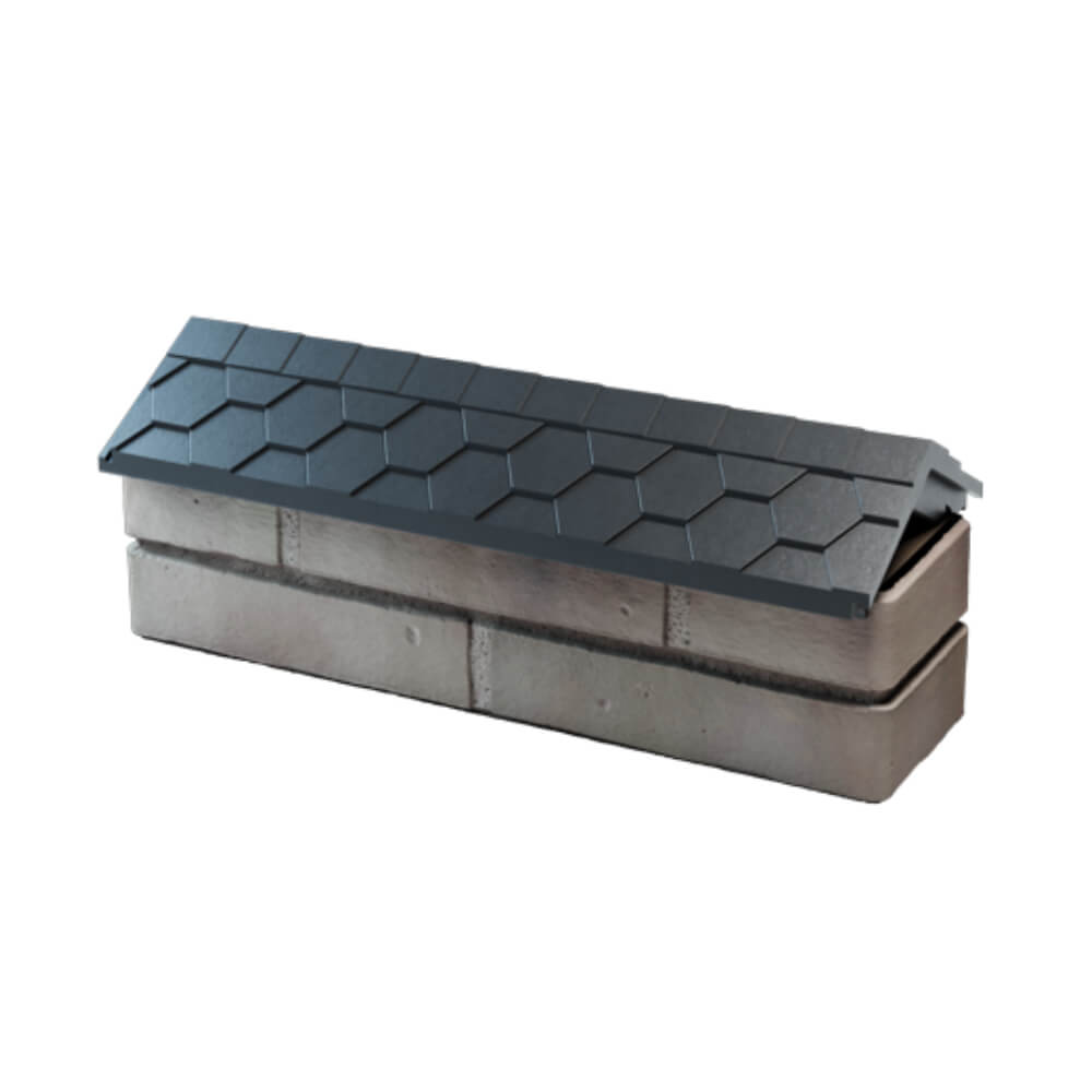 Парапет Zking Эверест Серый с посадкой на 0.5 кирпича (130мм) в Ереване фото