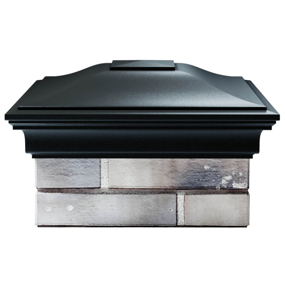 Колпак Zking Монблан Черный на столб 1.5х1.5 кирпича (385х385мм) Ереван фото