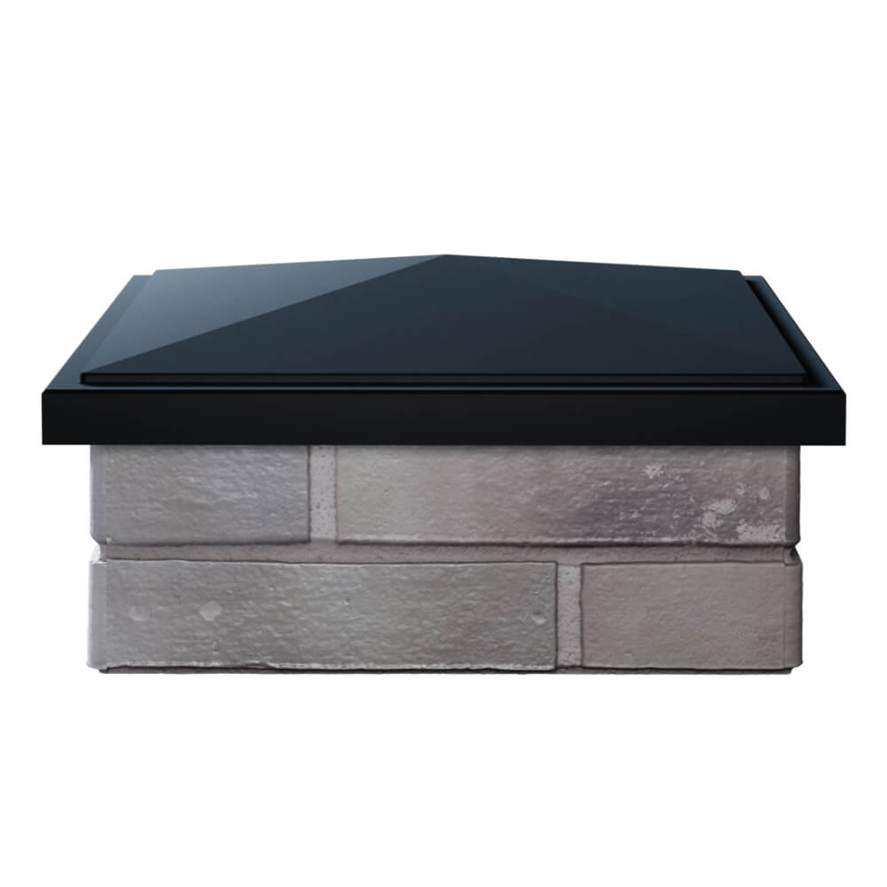 Колпак Zking БонаМоно Черный на столб 1.5х1.5 кирпича (385х385, 400х400мм) Ереван фото