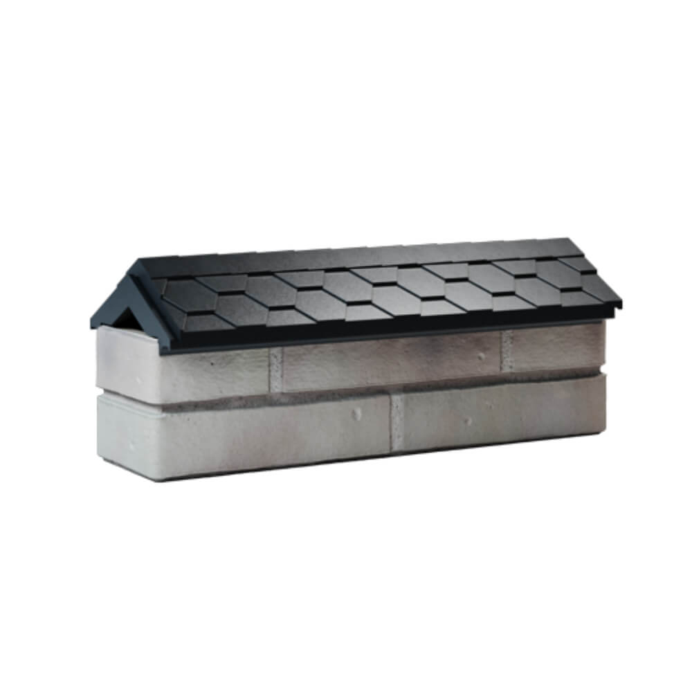 Парапет Zking Эверест Черный с посадкой на 0.5 кирпича (130мм) Ереван фото