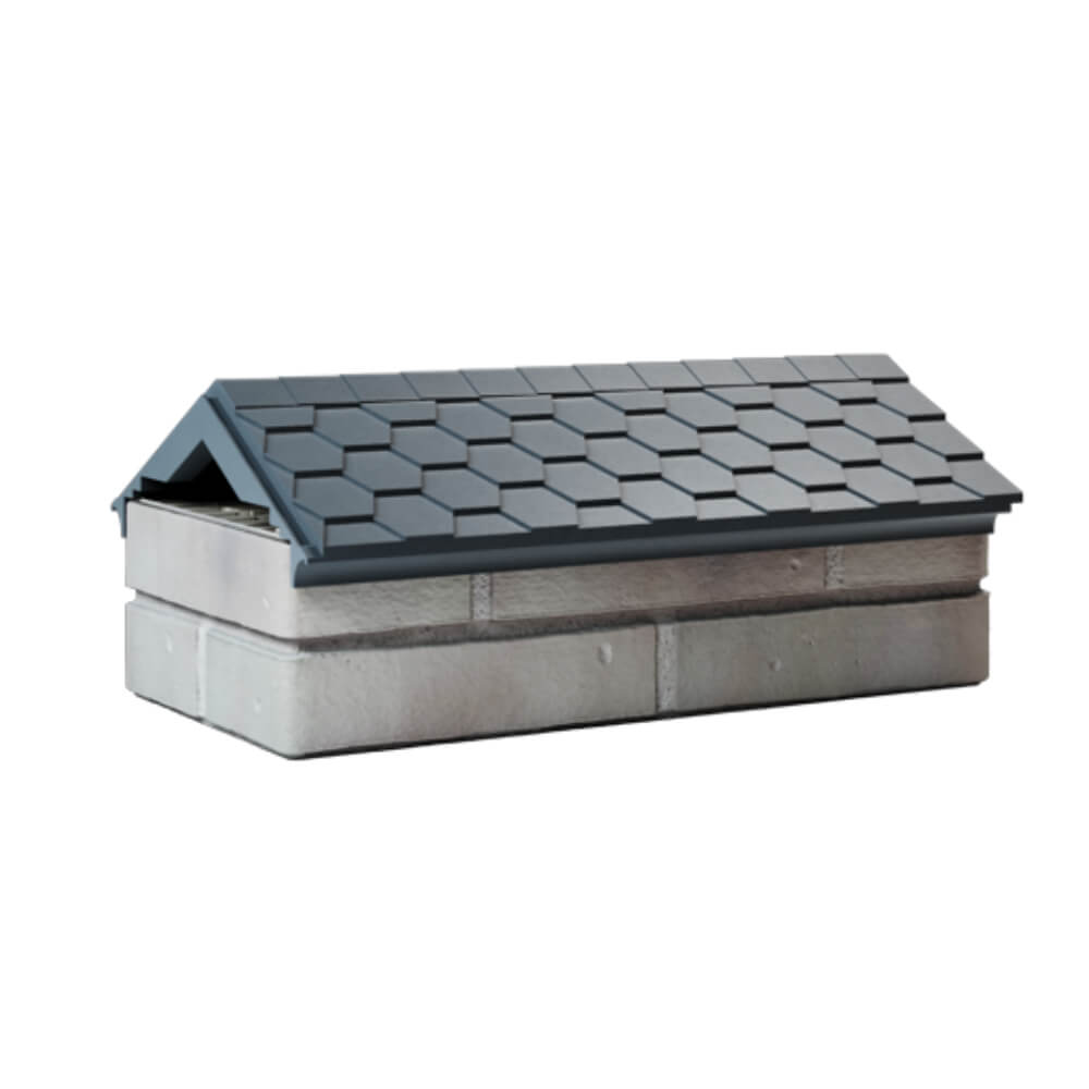 Парапет Zking Эверест Серый с посадкой на 1 кирпич (200/225/255мм) Ереван фото