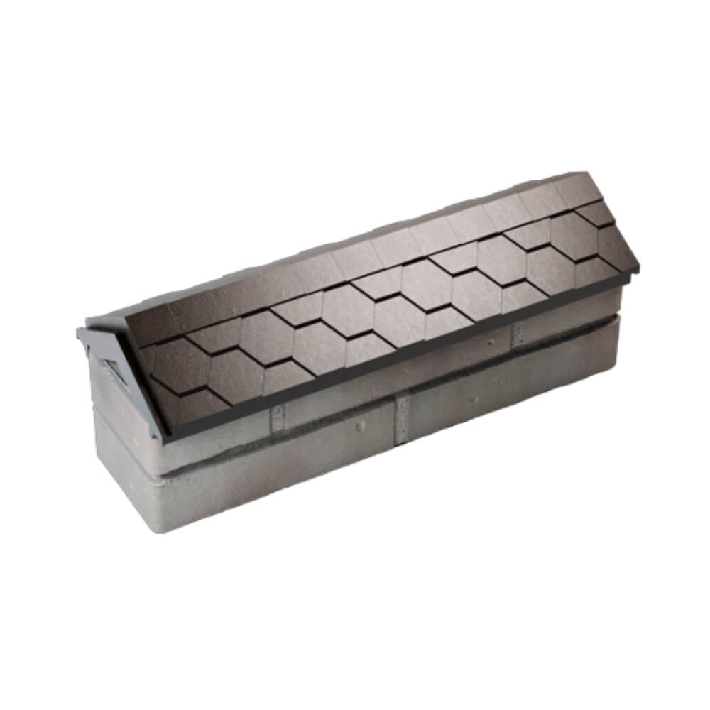 Парапет Zking Эверест Коричневый с посадкой на 0.5 кирпича (130мм) в Ереване фото