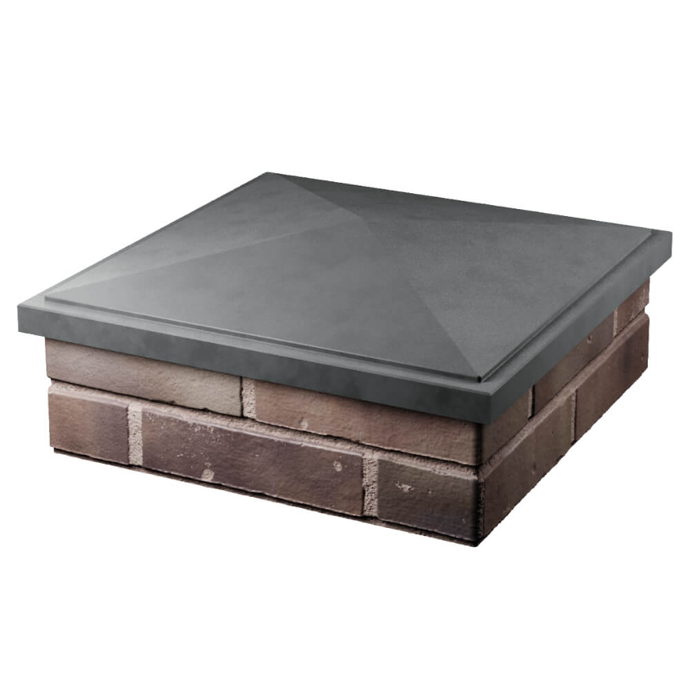 Колпак Zking БонаМоно Серый на столб 2х2 кирпича (515х515, 530х530мм) в Ереване фото