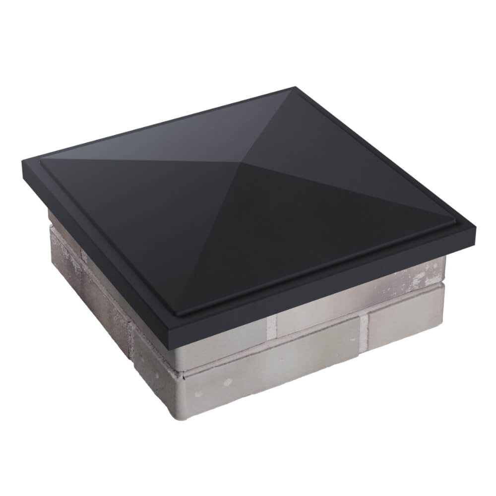 Колпак Zking БонаМоно Серый на столб 1.5х1.5 кирпича (385х385, 400х400мм) в Ереване фото