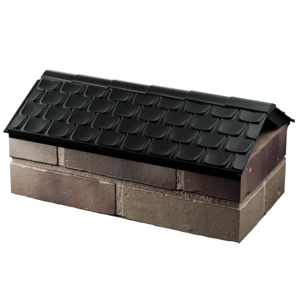 Парапет Zking Эльбрус Черный с посадкой на 1 кирпич (255мм) в Ереване фото