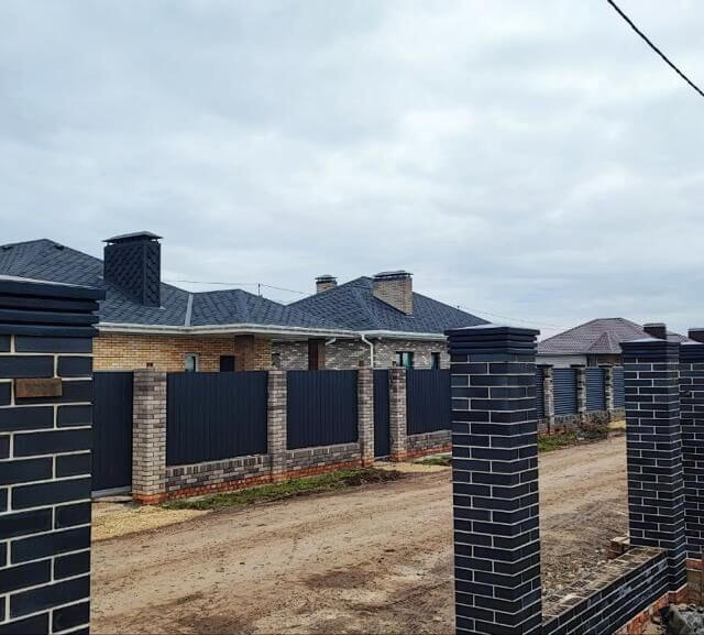 Колпак Zking Бона ХайТек Серый на столб 1.5х1.5 кирпича (385х385мм) в Ереване фото