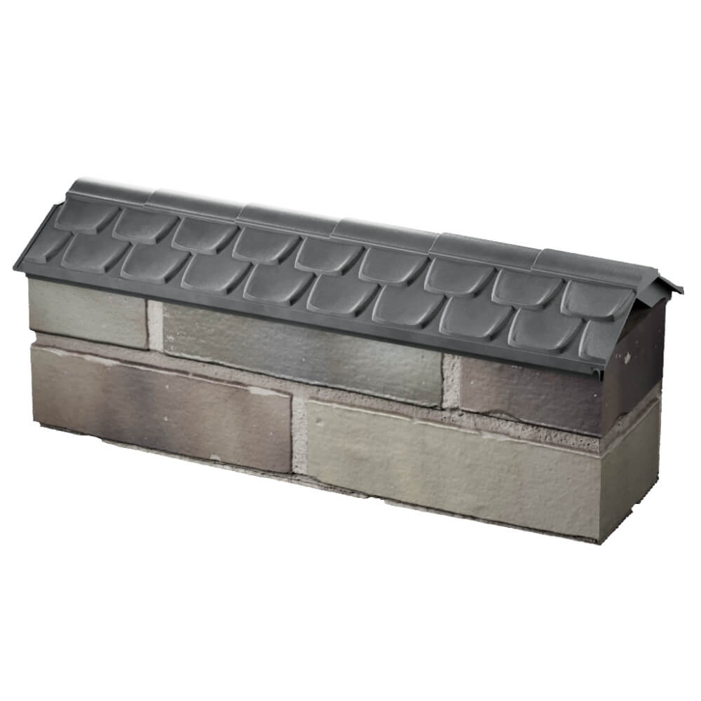 Парапет Zking Эльбрус Серый с посадкой на 0.5 кирпича (130мм) в Ереване фото