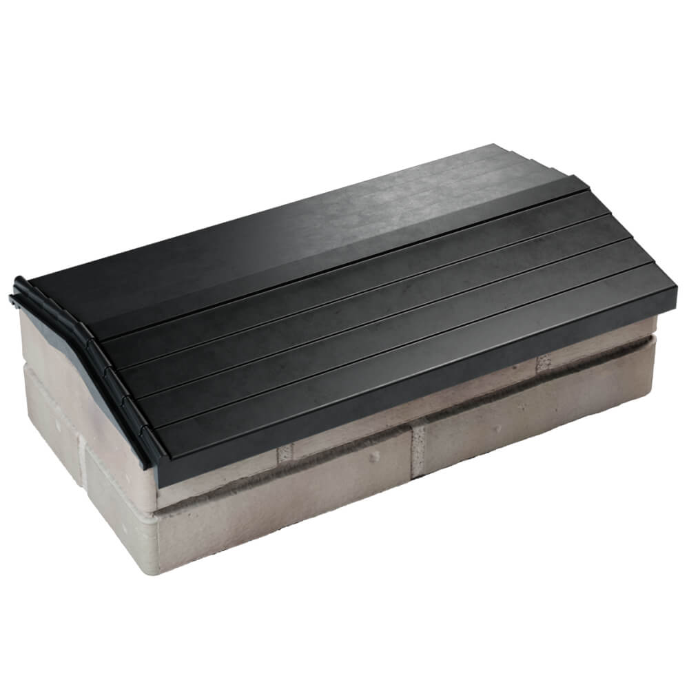 Парапет Zking Бона ХайТек Черный с посадкой на 1 кирпич (200/225/255мм) в Ереване фото