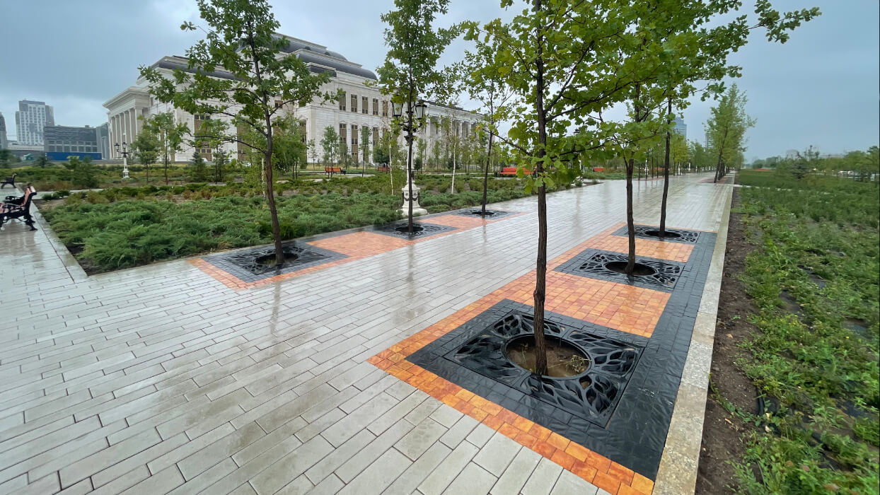 Приствольная решетка для дерева ZKING CRUST 1.2х1.2м Черная в Ереване фото