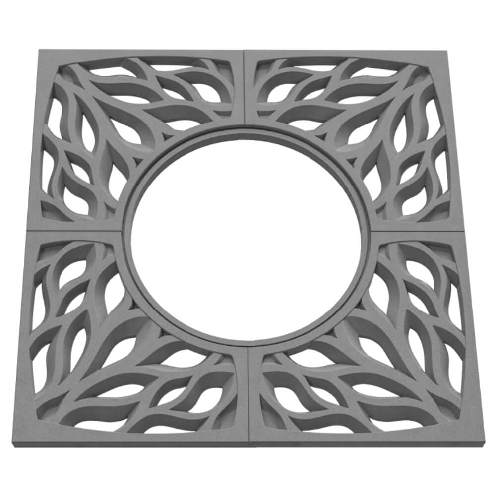 Приствольная решетка для дерева ZKING CRUST 1.2х1.2м Серая в Ереване фото