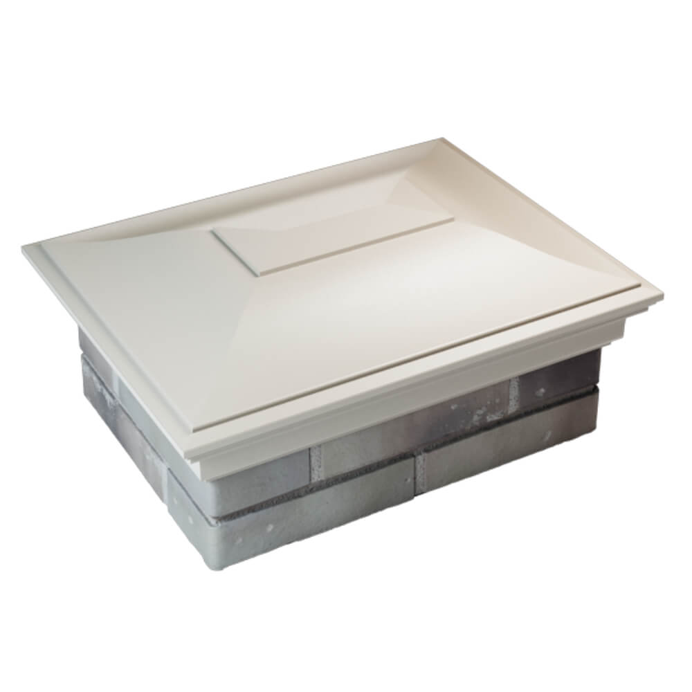 Колпак Zking Монблан Бежевый на столб 2х1.5 кирпича (515х385мм) Ереван фото