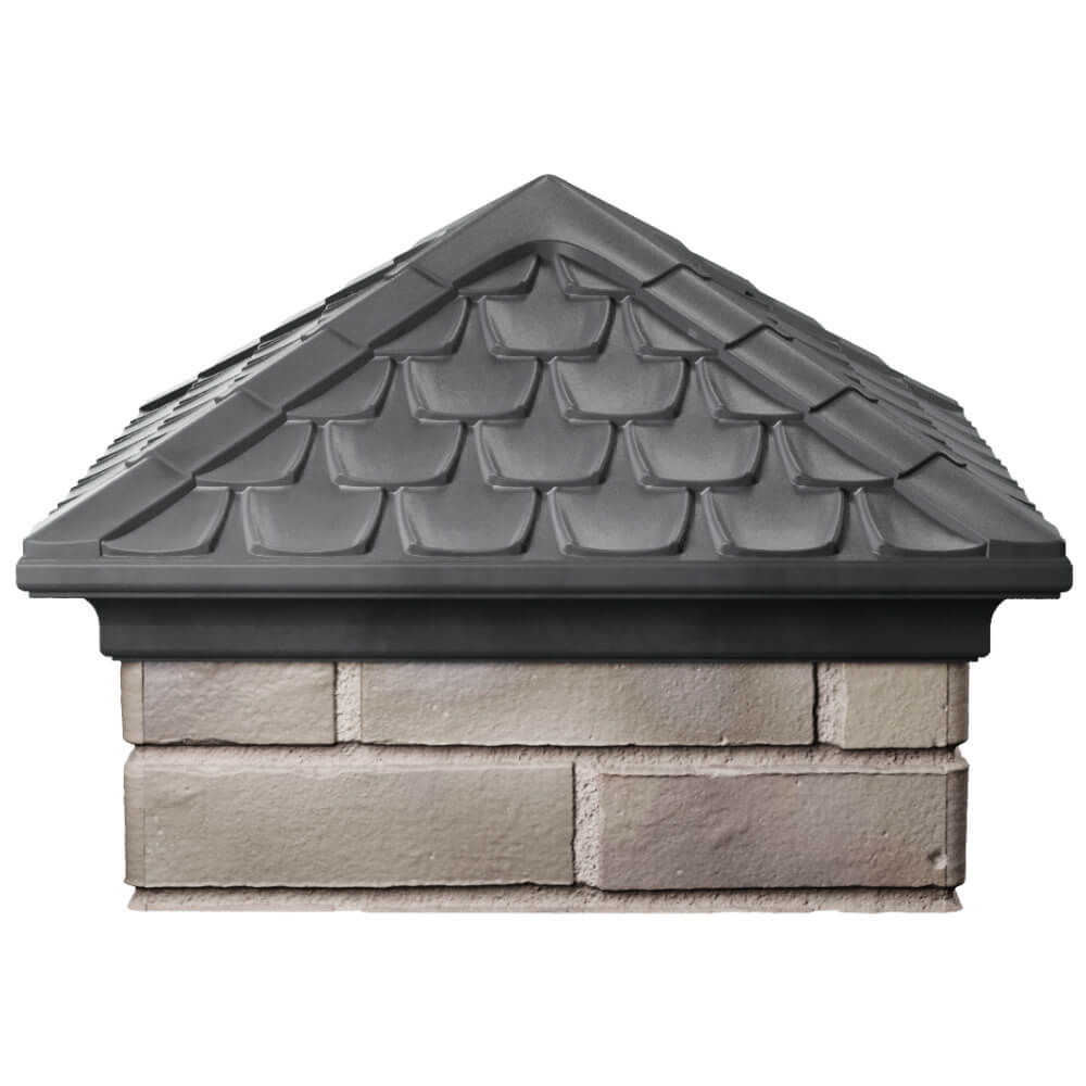 Колпак Zking Эльбрус Серый на столб 1.5х1.5 кирпича (385х385мм) Ереван фото