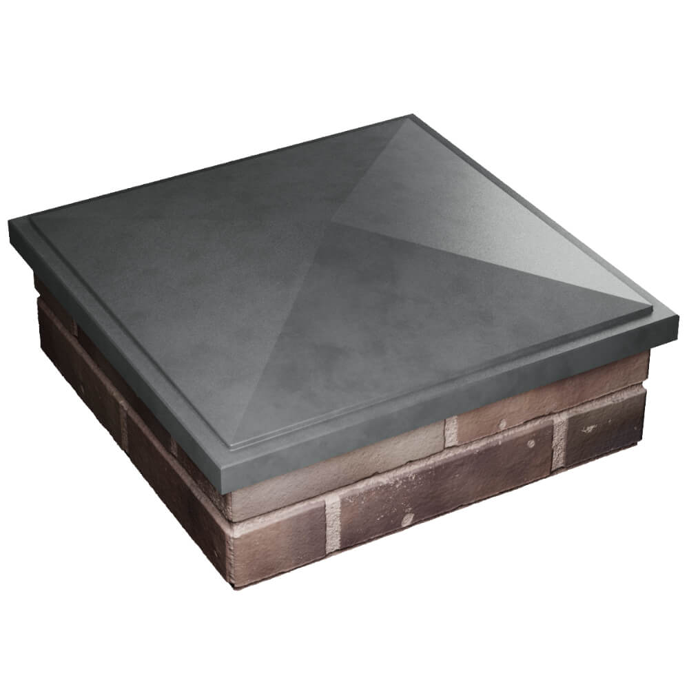 Колпак Zking БонаМоно Серый на столб 2х2 кирпича (515х515, 530х530мм) в Ереване фото