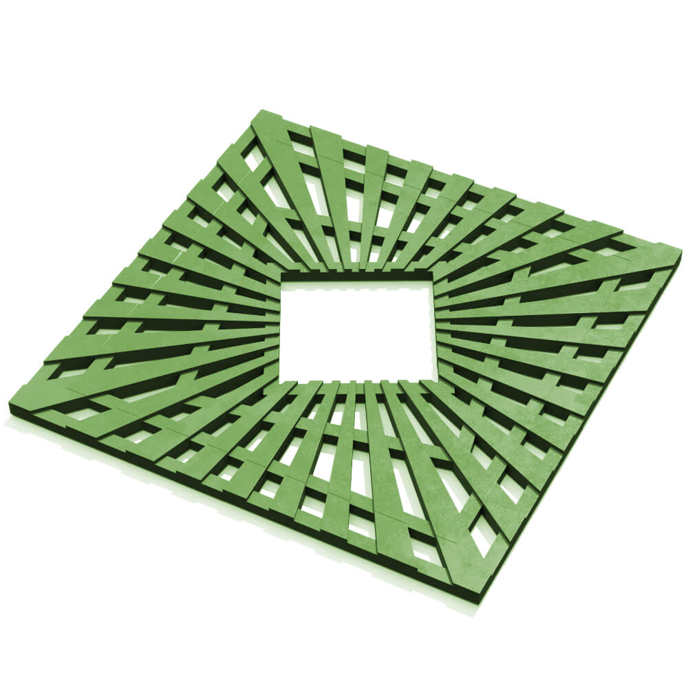 Приствольная решетка для дерева ZKING ATMOSPHERE 1.2х1.2м Зеленая в Ереване фото