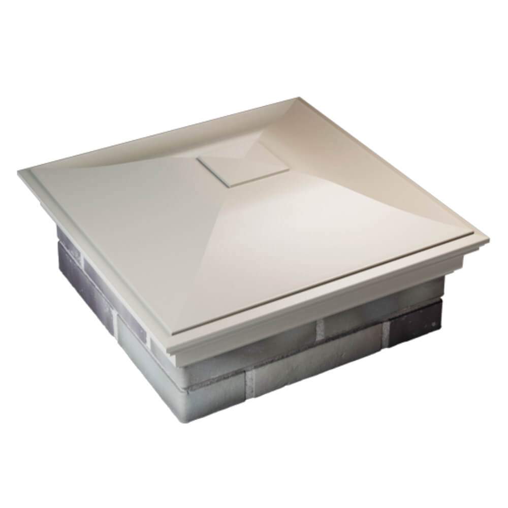 Колпак Zking Монблан Бежевый на столб 2х2 кирпича (515х515мм) Ереван фото