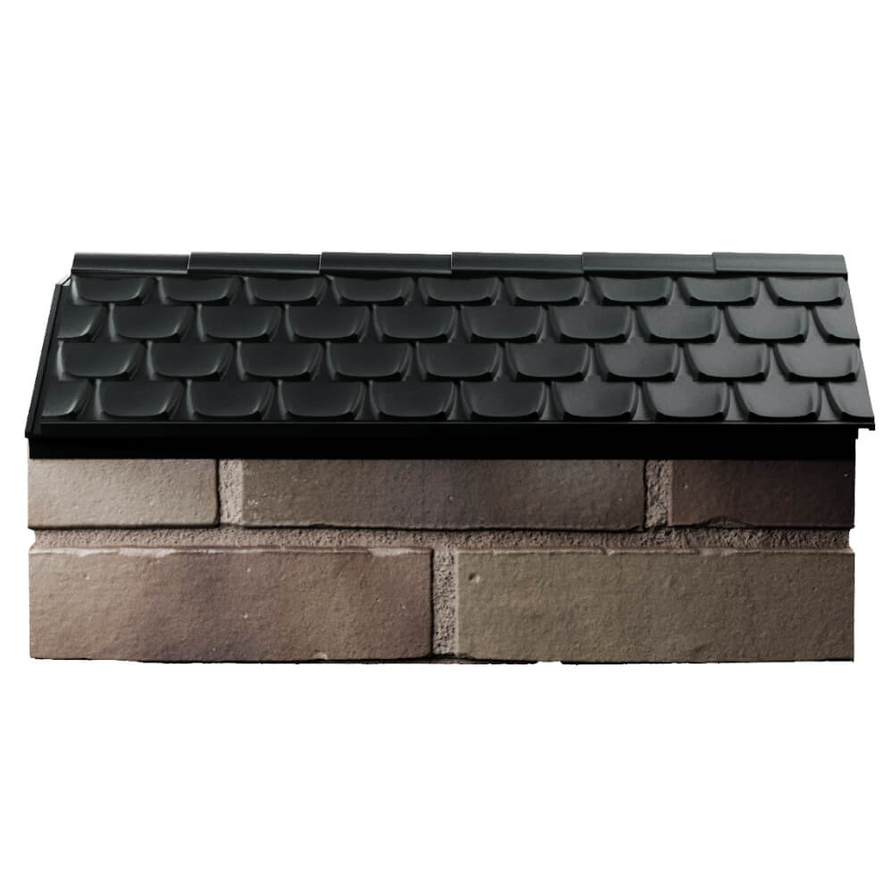 Парапет Zking Эльбрус Черный с посадкой на 1 кирпич (255мм) в Ереване фото