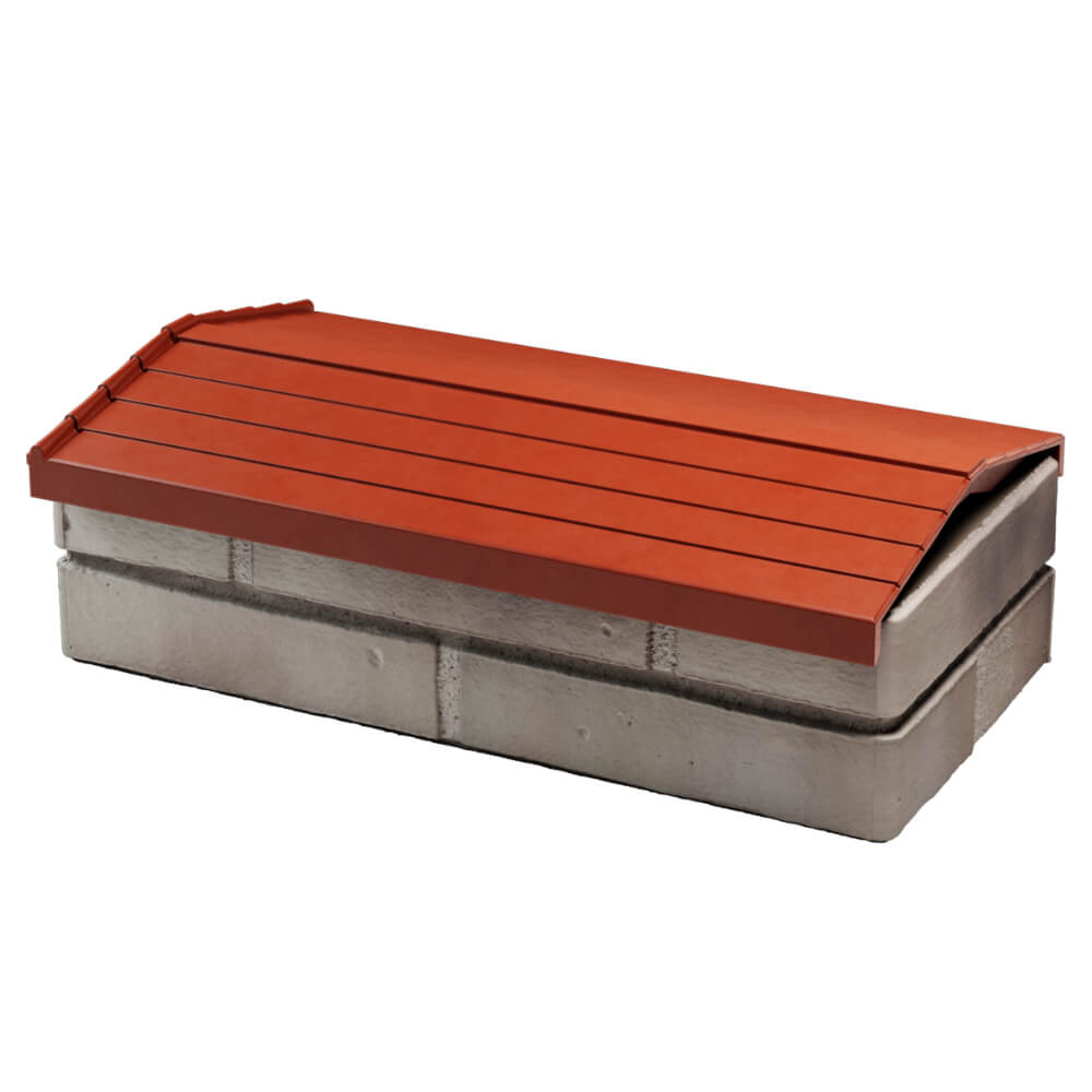 Парапет Zking Бона ХайТек Красный с посадкой на 1 кирпич (200/225/255мм) в Ереване фото