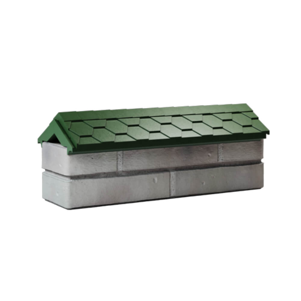 Парапет Zking Эверест Зеленый с посадкой на 0.5 кирпича (130мм) Ереван фото