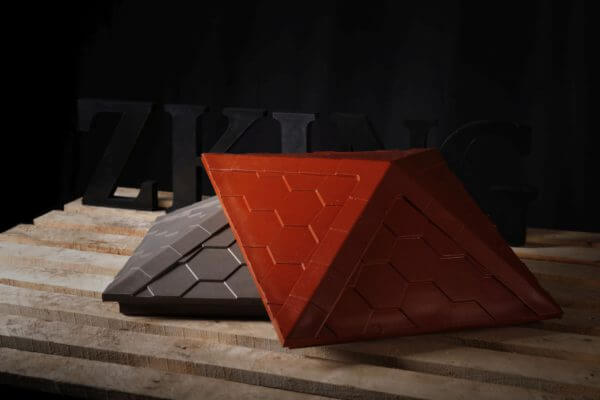 Колпак Zking Эверест Красный на столб 1.5х1.5 кирпича (390х390мм) в Ереване фото