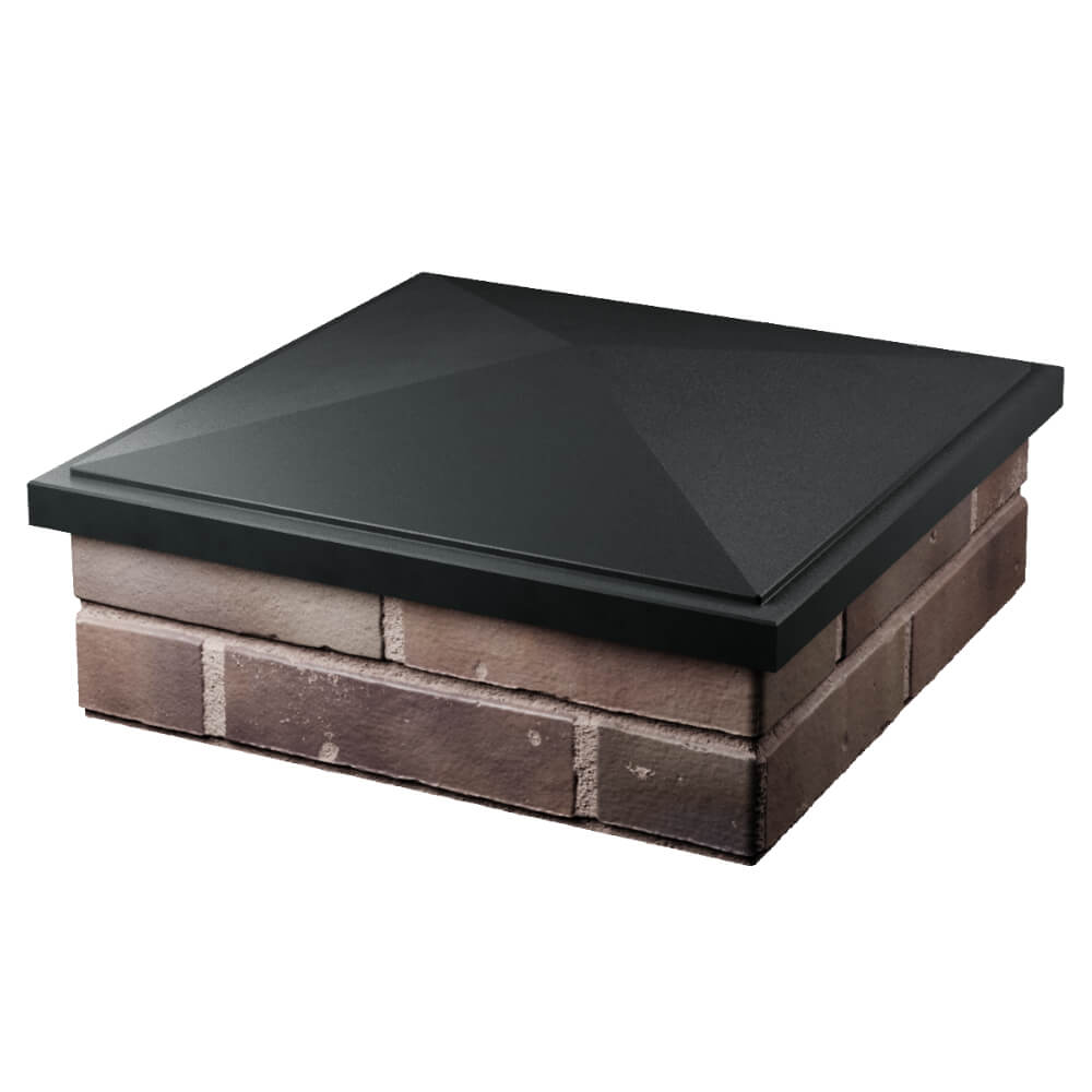 Колпак Zking БонаМоно Черный на столб 2х2 кирпича (515х515, 530х530мм) в Ереване фото