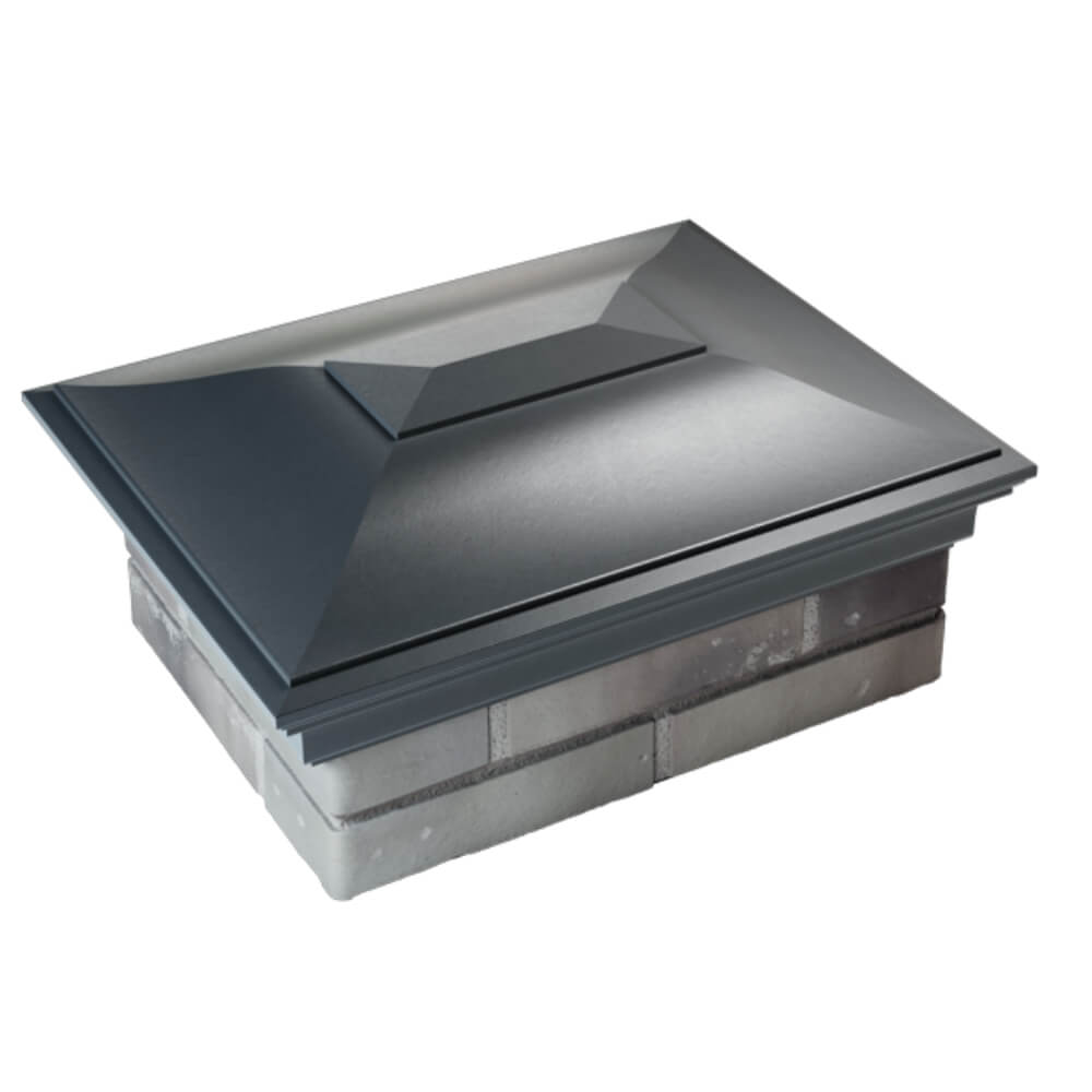 Колпак Zking Монблан Серый на столб 2х1.5 кирпича (515х385мм) Ереван фото