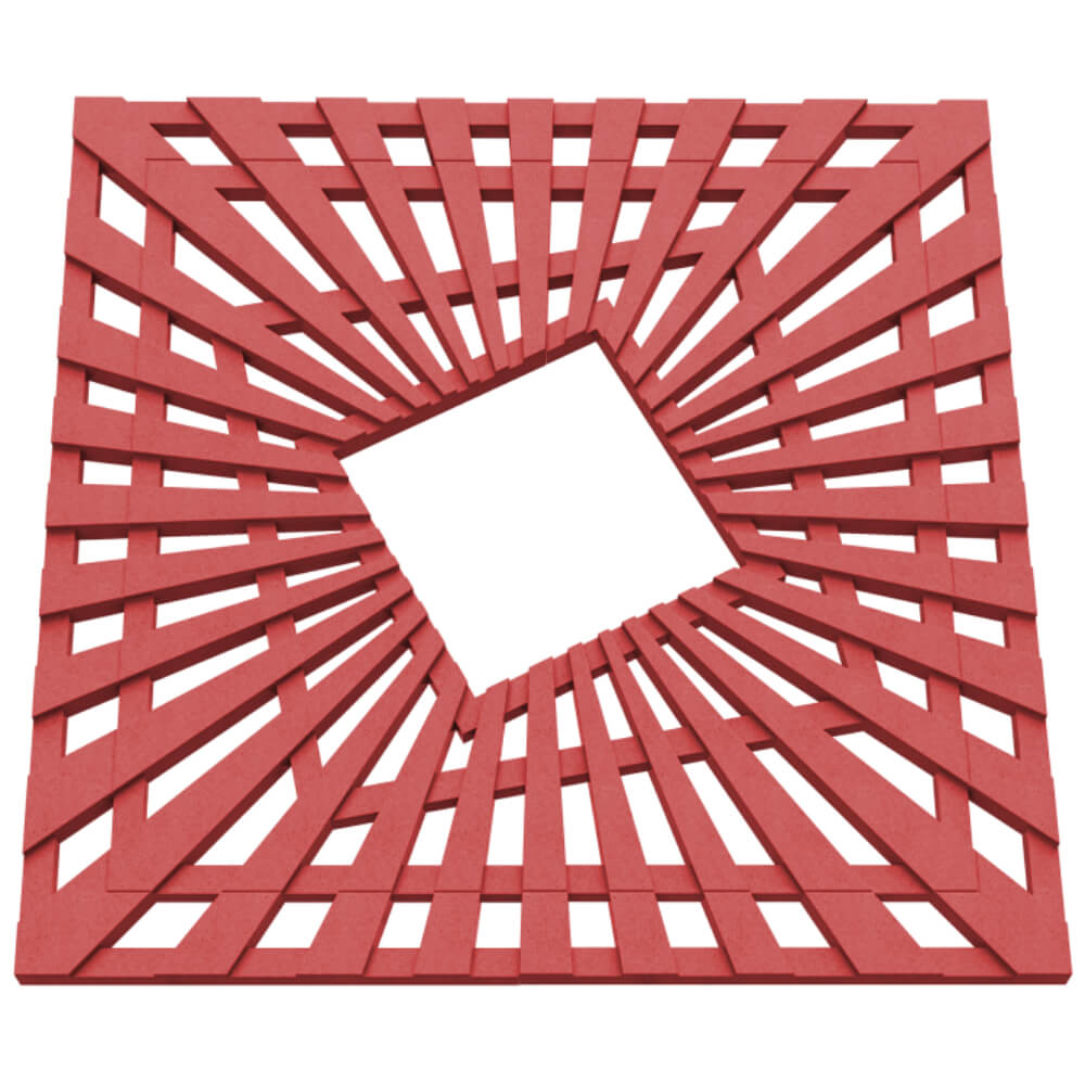 Приствольная решетка для дерева ZKING ATMOSPHERE 1.2х1.2м Красная в Ереване фото