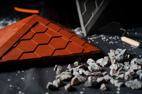 Колпак Zking Эверест Красный на столб 1.5х1.5 кирпича (390х390мм) в Ереване фото