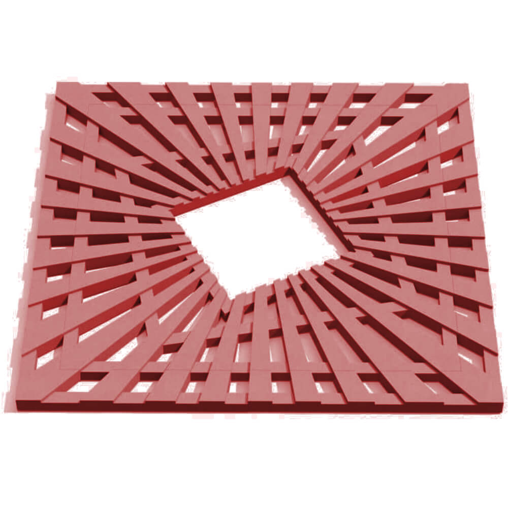 Приствольная решетка для дерева ZKING ATMOSPHERE 1.2х1.2м Красная Ереван фото