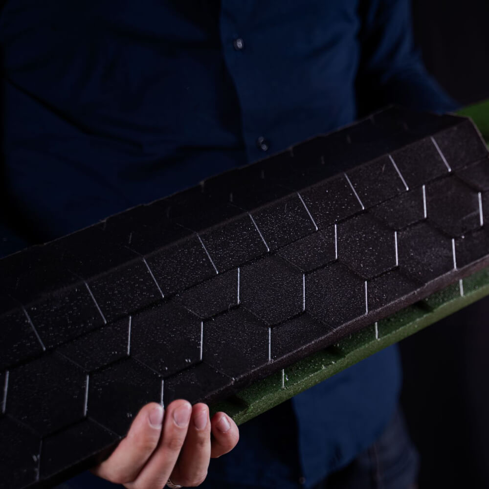 Парапет Zking Эверест Черный с посадкой на 1 кирпич (200/225/255мм) в Ереване фото