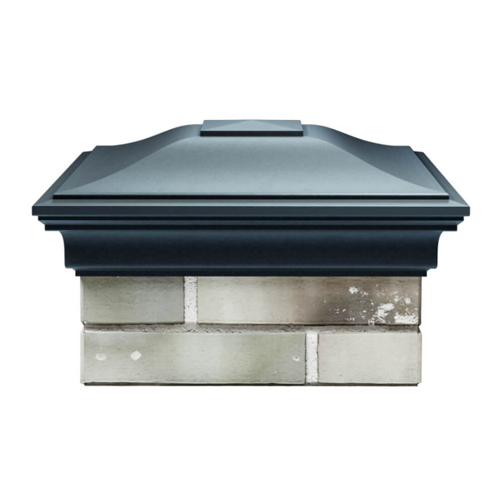 Колпак Zking Монблан Серый на столб 1.5х1.5 еврокирпича 0.7НФ (355х355мм) Ереван фото