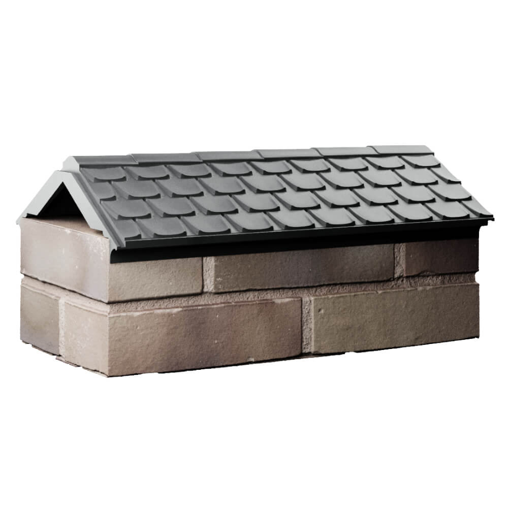 Парапет Zking Эльбрус Серый с посадкой на 1 кирпич (255мм) Ереван фото