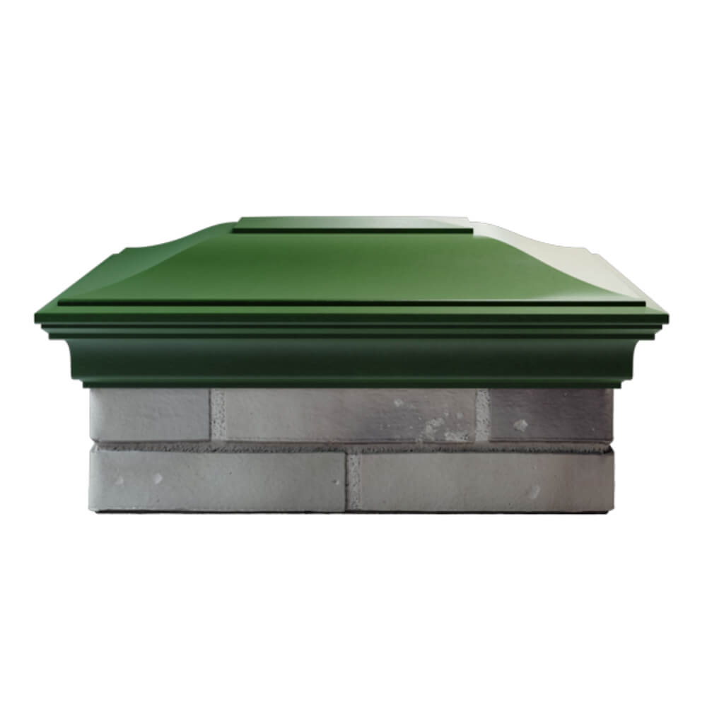 Колпак Zking Монблан Зеленый на столб 2х1.5 кирпича (515х385мм) в Ереване фото