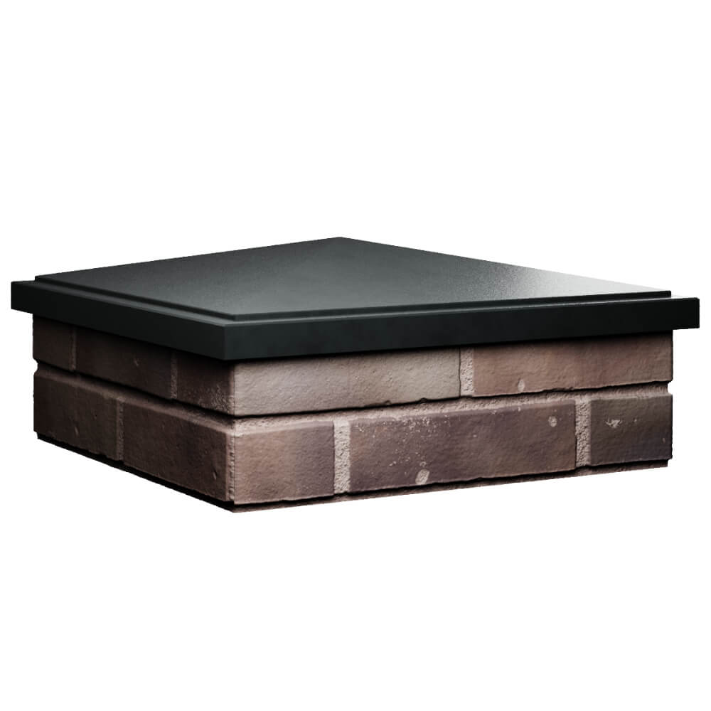 Колпак Zking БонаМоно Черный на столб 2х2 кирпича (515х515, 530х530мм) в Ереване фото